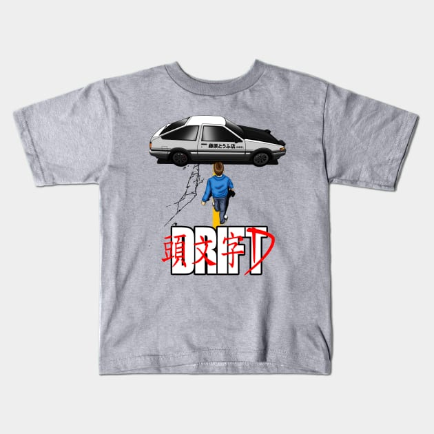 Drift Kids T-Shirt by BuckRogers